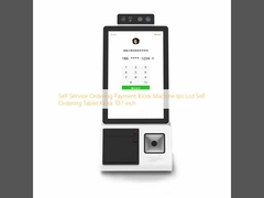 Selbstbedienung Bestellung Zahlung Kiosk Maschine Ips Lcd Selbstbestellung Tablet Kiosk 10,1 Zoll