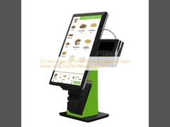 21,5-Zoll-Lobby-Selbstbedienungs-Kiosk mit kapazitivem Touchscreen, All-in-One-Selbstzahlungssystem