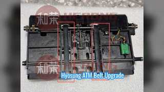 Hyosung Geldautomatengürtel, neue Qualität, 10 x 212 x 0,65