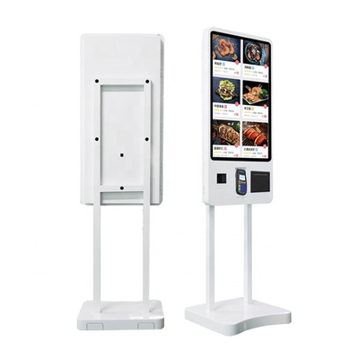 Weißer Selbsteinrichtungskiosk-Bill Payment Cash Acceptor Ticket-Maschine