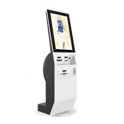 22 Zoll-Touch Screen Selbstzahlungs-Kiosk-Bargeld und Münzen-Akzeptant-Maschine