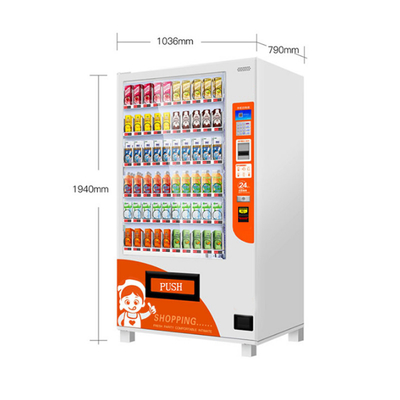 22 Zoll-Automaten-Kiosk für Eiscreme-Getränke 540 Einheiten