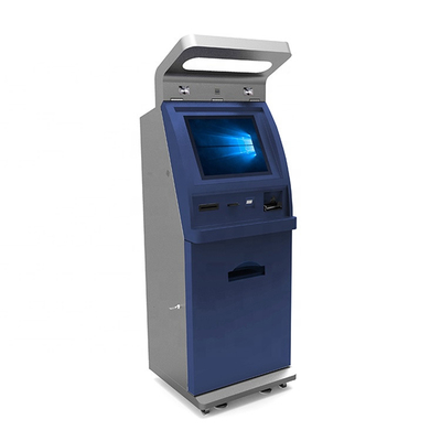 Boden, der 17 Zoll-Touch Screen Bareinzahlungs-Maschinen-Selbstservice CDM steht