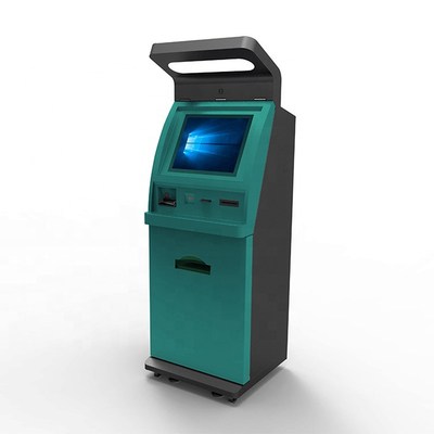 Boden, der 17 Zoll-Touch Screen Bareinzahlungs-Maschinen-Selbstservice CDM steht