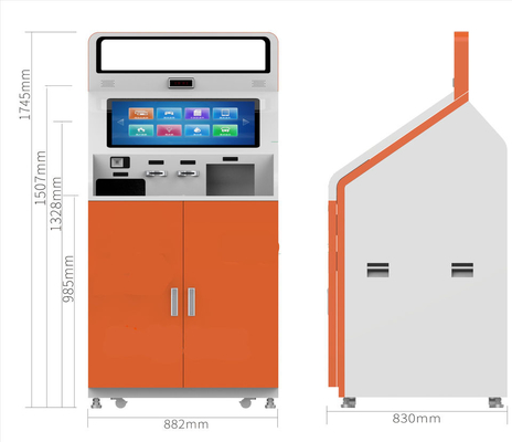 Windows 7-Regierungs-Kiosk-Stadt-Hall Civic Affairs Public Hospitality-Kiosk