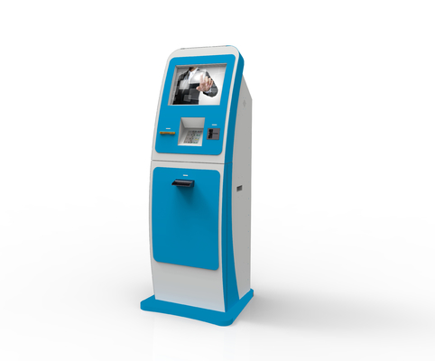 Boden-Stellungs-Touch Screen Selbstservice-Kiosk überprüfen in der Zahlung