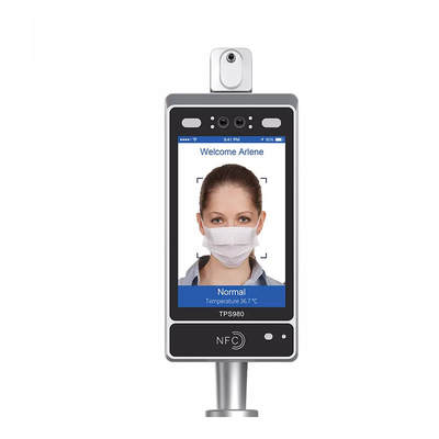 Infrarotsensor Temperaturscanner Kiosk Zeiterfassung Gesichtserkennungsterminal