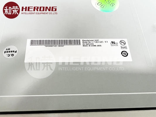 Ausrüstungsgegenstände für die Anzeige von Geldautomaten 15 Zoll Anzeigetafel Lcd Auo 15 G150XG03