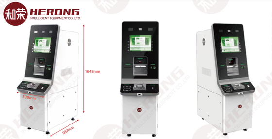 Hohe Sicherheit Lobby CRM Geld-Geldautomaten-System Bargeld-Recycling-Maschine R06L