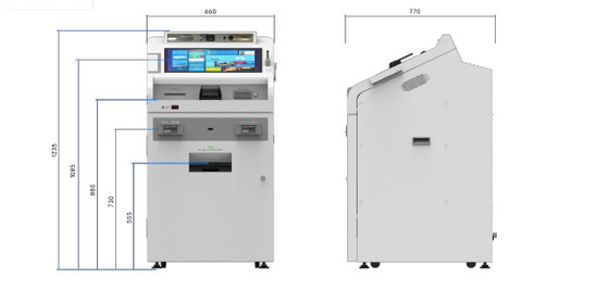 Intelligente, effiziente und multifunktionale Bankenausrüstung 300DPI Instant Card Printing Machine