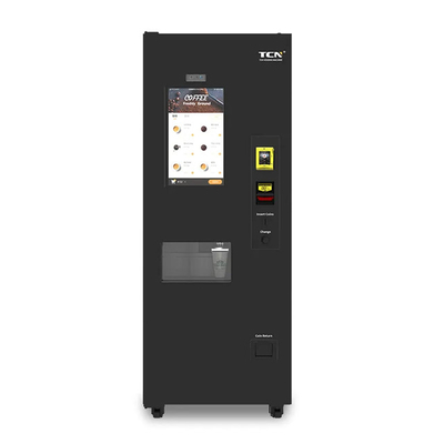 Kaffee-Tee-Vending-Maschine heiß oder eiskalt im Freien mit 20 Zoll Smart-Bildschirm