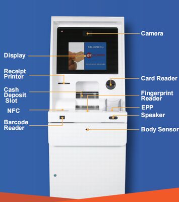 Bulk Deposit Machine Cash Deposit Automated Teller Machine (T68L) Lobby