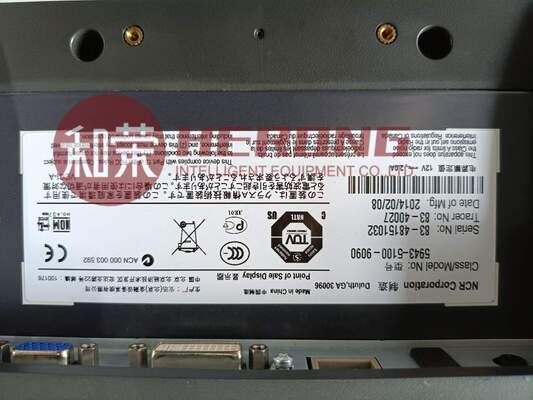 NEUES, hochwertiges NCR-Geldautomatenteil, 15-Zoll-LED-Anzeigeeinheit mit USB-Schnittstelle | SN: 5943-5100-9090, 594351009090 | Leistungsspezifikation: 12 V DC 2,0 A