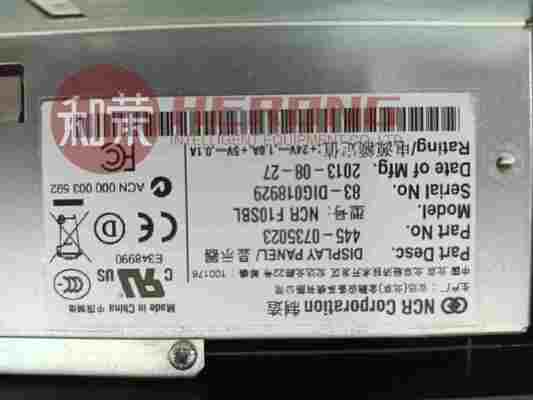 NEUES hochwertiges NCR-Geldautomatengerät F10SBL GOP mit grafischem LCD-Anzeigefeld für Selbstbedienung | PN: 445-0735023 / 4450735023 | Leistungsspezifikation: +24 V DC 1,0 A, +5 V DC 0,1 A