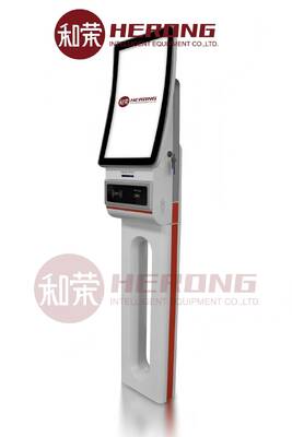 23,6 Zoll Touchscreen-Self-Service-Kassenloser Kiosk mit modularem Design und Gesichtserkennungskamera
