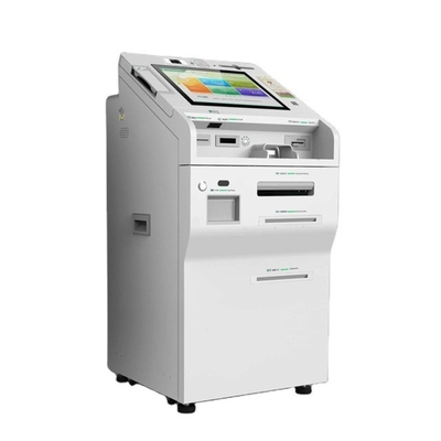 Boden, der Commercial Bank ATM-Bareinzahlungs-Maschinen-kapazitiven Schirm steht