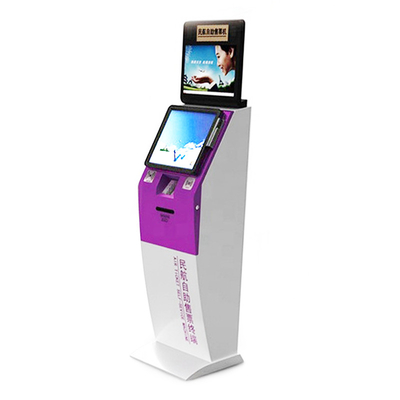 19 Zoll-Restaurant-Einrichtungsselbstzahlungs-Kioskmaschine mit Barcode-Scanner