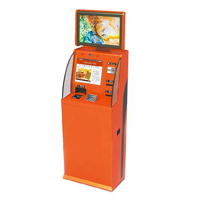 Doppelter Schirm-Sim Card Vending Machine Ticket-Zufuhr-Kiosk mit Münzen-Akzeptanten