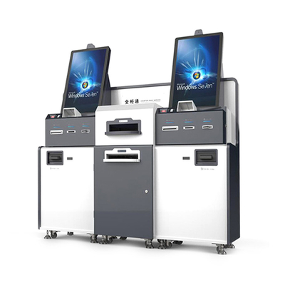 Bill Payment Supermarket Cashier Kiosk-Positions-System mit doppeltem Touch Screen