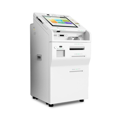 Boden, der Commercial Bank ATM-Bareinzahlungs-Maschinen-kapazitiven Schirm steht