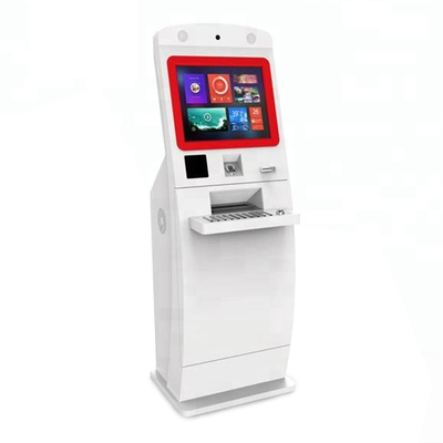 Lobby-Selbstservice-Hotel überprüfen herein Kiosk-ATM-Maschine mit LED-Touch Screen