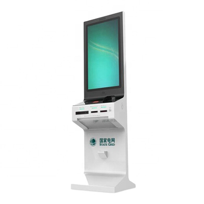 Regierungs-Kiosk-Totem Lcd des Bildschirm- zeigen mit Datendrucker mit Eingabetastatur an