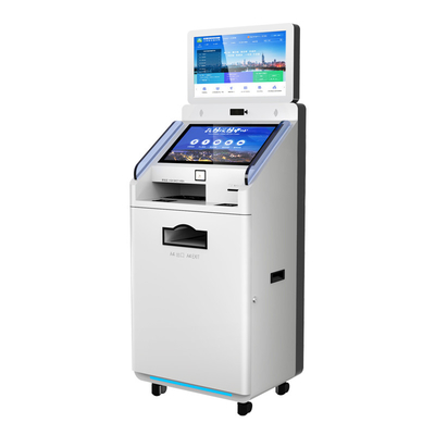 Offizielle Management-Gebäude-Selbstservice-Kiosk-Zahlungs-Terminalmetallschlüsselhalter Qr-Codeleser-Drucker Pos Location