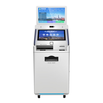 Offizielle Management-Gebäude-Selbstservice-Kiosk-Zahlungs-Terminalmetallschlüsselhalter Qr-Codeleser-Drucker Pos Location