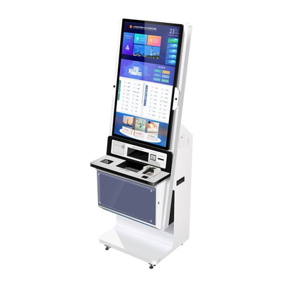 Offizielle Management-Gebäude-Selbstservice-Kiosk-Zahlungs-Terminalmetallschlüsselhalter Qr-Codeleser-Drucker Pos Location