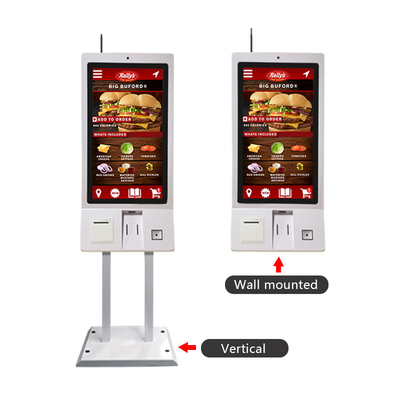 Zoll aller des Schnellrestaurant-32 in One Touch-Selbstservice-Zahlungs-Einrichtungskiosk