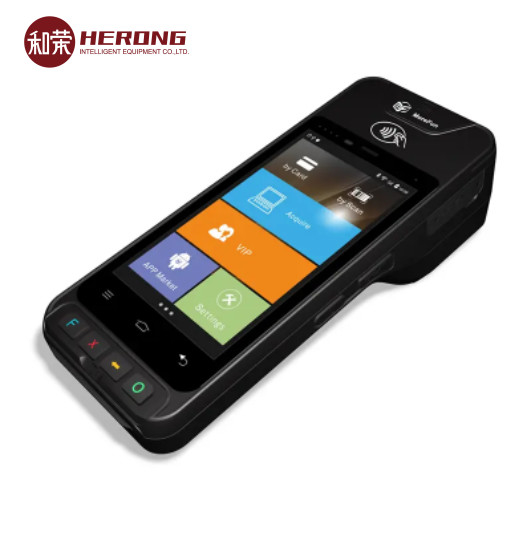 DDR3 Portable POS Terminal Android 8.1 Long Zebra 2D Scanner Akku Arbeitszeit &gt; 8 Stunden