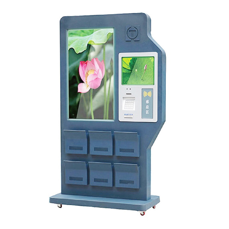 Kiosk-Anzeige der 42 Zoll-Touch Screen Monitor-digitalen Beschilderung mit RFID-Kartenleser