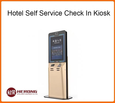 Hotel-Selbstbedienung Check-in Kiosk 32 Zoll Bildschirm mit Kapazitäts-Touch 50nits