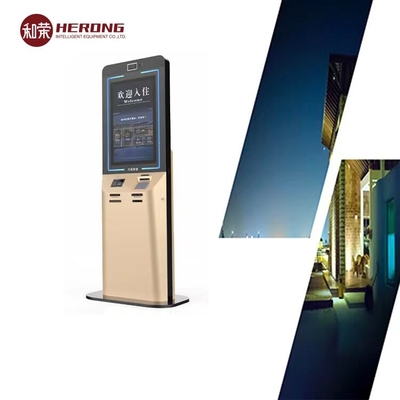 Hotel-Selbstbedienung Check-in Kiosk 32 Zoll Bildschirm mit Kapazitäts-Touch 50nits