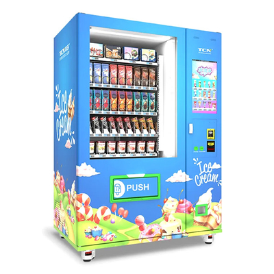 Temperaturkontroll-Verkaufsautomat-Kiosk für große Räume und Android/iOS-Software